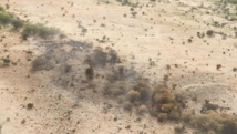 Le site du crash du vol d’Air Algérie AH 5017 au nord du Mali. REUTERS/Burkina Faso Presidency/Handout via Reuters