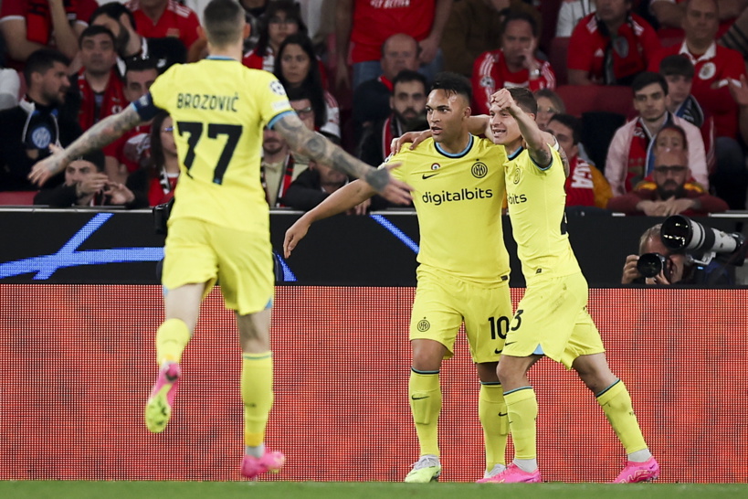 Quart de finale aller LDC: l’Inter a un pied en demi-finale après sa victoire contre le Benfica (0-2) Quart de finale aller LDC: l’Inter a un pied en demi-finale après sa victoire contre le Benfica (0-2)