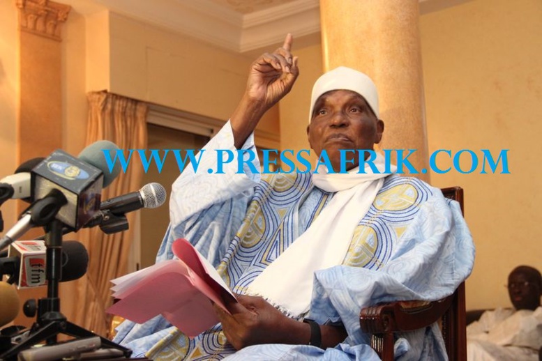 "Si Macky Sall ne part pas, il se passera au Sénégal des choses pire et inimaginable", avertit Wade "Si Macky Sall ne part pas, il se passera au Sénégal des choses pire et inimaginable", avertit Wade