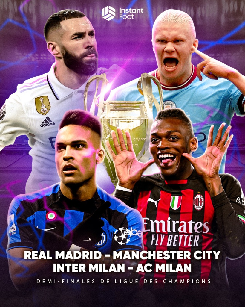 Ligue des champions : les affiches des deux demi-finales sont connues Ligue des champions : les affiches des deux demi-finales sont connues