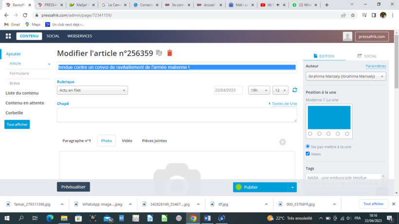 NARA : une embuscade tendue contre un convoi de ravitaillement de l'armée malienne !______________________________________________________________________________________________________________________________________________________________________ NARA : une embuscade tendue contre un convoi de ravitaillement de l'armée malienne !______________________________________________________________________________________________________________________________________________________________________