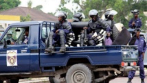 La police d’intervention rapide (PIR) à Kinshasa. Radio Okapi/John Bompengo