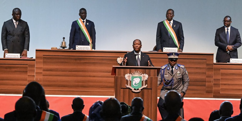 Côte d'Ivoire: devant le Parlement réuni en Congrès, Ouattara présente son bilan