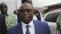 Kouadio Konan Bertin, membre du Parti démocratique de Côte d'Ivoire (PDCI), présente sa candidature pour représenter le parti à l'élection présidentielle de 2015 en Côte d'Ivoire (ici à Abidjan, en octobre 2013) AFP PHOTO / SIA KAMBOU