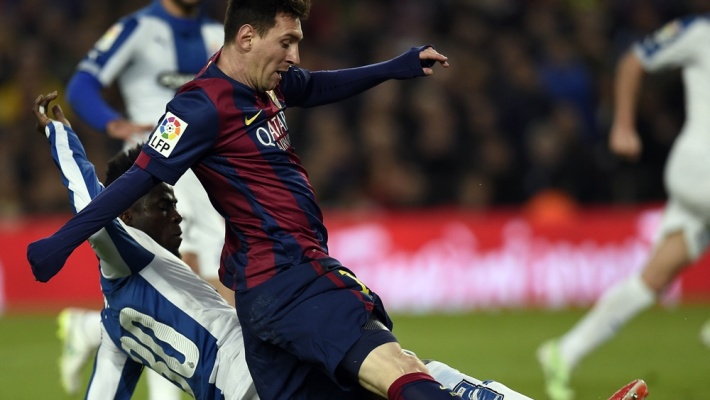 Le Barça régale face à l’Espanyol , Messi bat des records