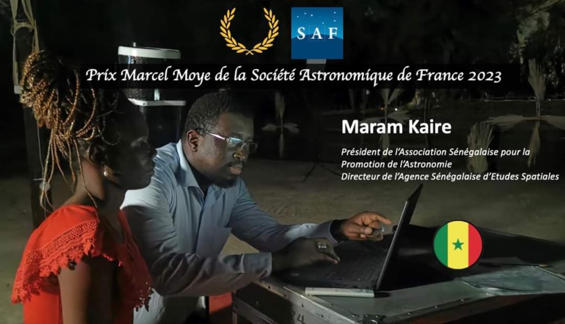 Distinction: Maram Kaîré devient le 1er astronome africain à recevoir le prix Marcel Moye Distinction: Maram Kaîré devient le 1er astronome africain à recevoir le prix Marcel Moye