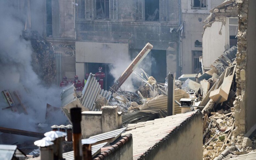 Effondrement d'immeuble à Marseille en France: ouverture d'une information judiciaire pour homicide involontaire Effondrement d'immeuble à Marseille en France: ouverture d'une information judiciaire pour homicide involontaire