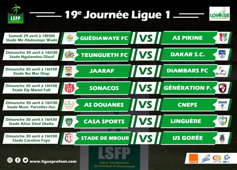 Ligue 1 : Guédiawaye FC / AS Pikine, chaud derby de la banlieue Ligue 1 : Guédiawaye FC / AS Pikine, chaud derby de la banlieue