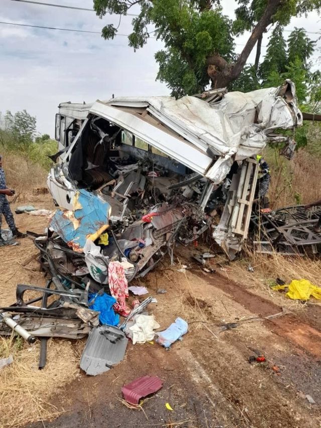 Kaolack :  trois (3) morts et une cinquantaine de blessés dans un accident