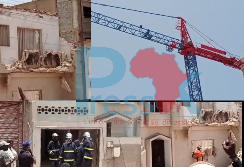 Dakar : deux (2) personnes retrouvées mortes, après l'effondrement d'un bâtiment