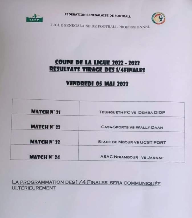 Coupe de la Ligue : des chocs entre clubs de Ligue 1 et Ligue 2 en quart de finale