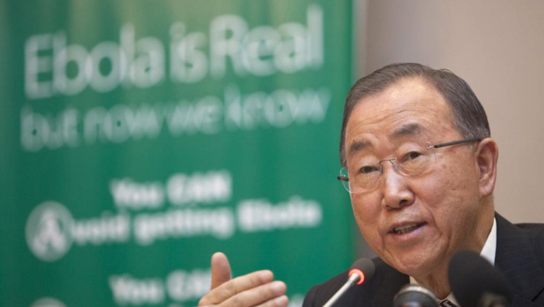 Ban Ki-moon en visite dans les pays les plus touchés par Ebola Ban Ki-moon en visite dans les pays les plus touchés par Ebola