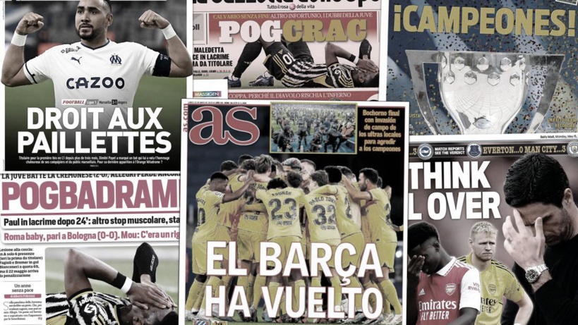 L’Italie en pleurs après la terrible rechute de Paul Pogba, le sacre du Barça fêté par toute l’Espagne