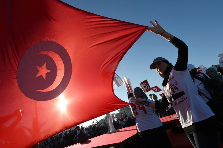 Les Tunisiens se sont mobilisés pour voter pour leur nouveau président, ici en faveur du president sortant Moncef Marzouki