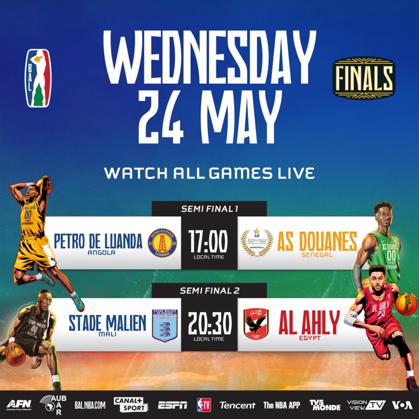 BAL 2023 : l’AS Douanes défie Petro Luanda pour une place en finale