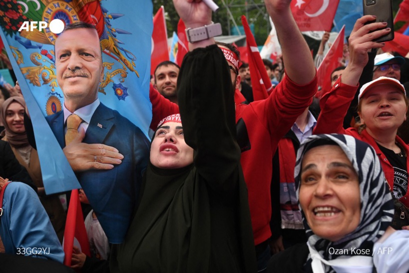 Turquie : Erdogan donné vainqueur des élections présidentielles Turquie : Erdogan donné vainqueur des élections présidentielles