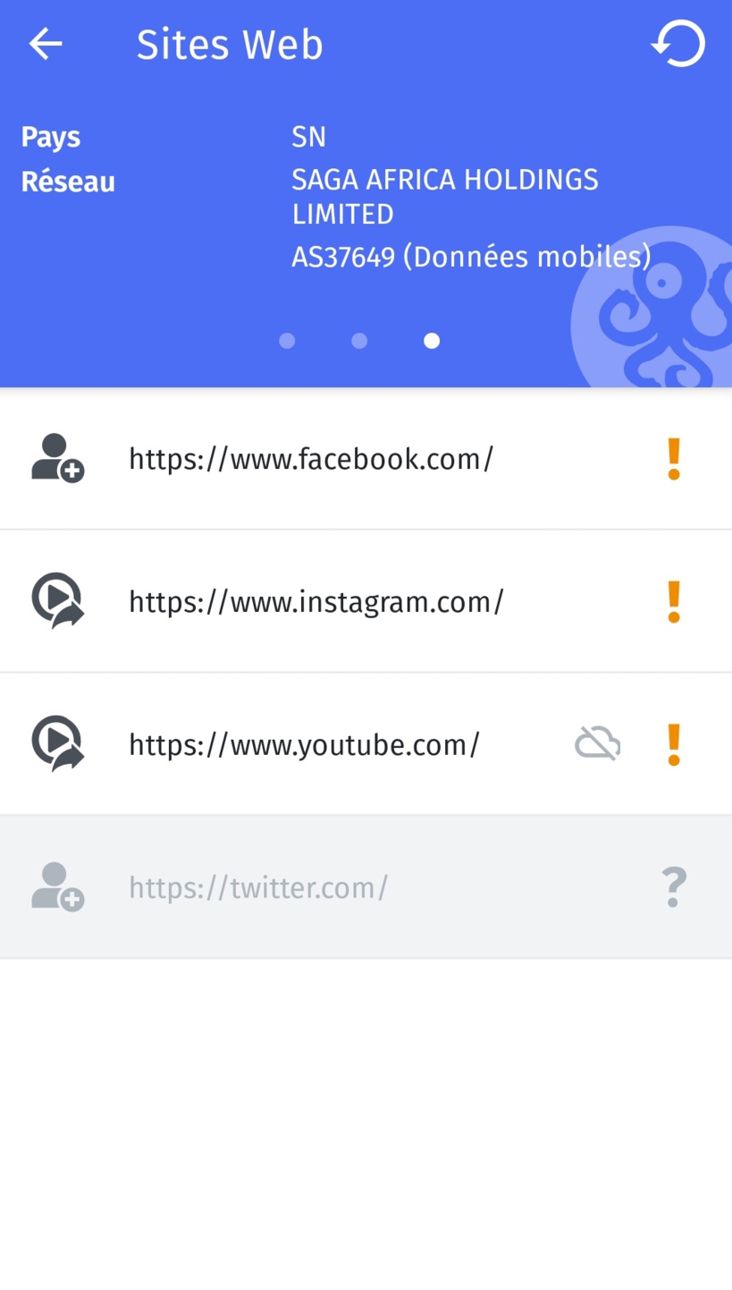 Sénégal : difficile d'accéder aux réseaux sociaux tels que WhatsApp et Facebook Sénégal : difficile d'accéder aux réseaux sociaux tels que WhatsApp et Facebook