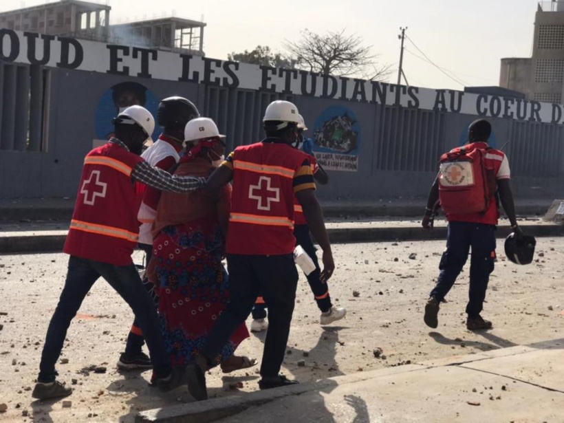 Manifestations au Sénégal : 357 blessés secourus par la Croix-Rouge