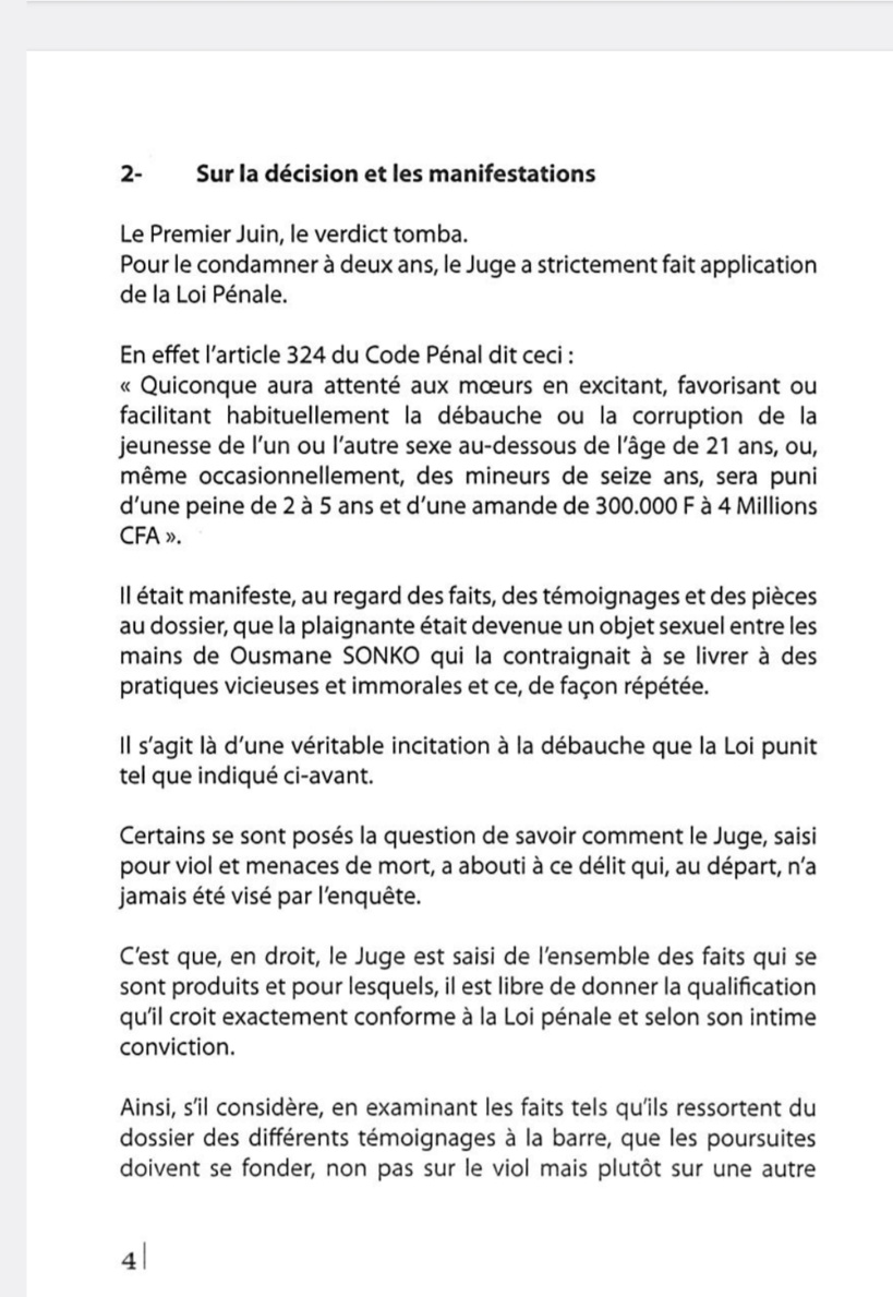 Sénégal : le gouvernement publie son livre blanc sur les manifestations du mois de juin Sénégal : le gouvernement publie son livre blanc sur les manifestations du mois de juin