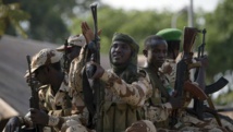 Le Tchad dispose d'une armée puissante et aguerrie. Ici, des soldats tchadiens dans un camp de la Misca, à Bangui en RCA, en avril 2014. AFP PHOTO / MIGUEL MEDINA