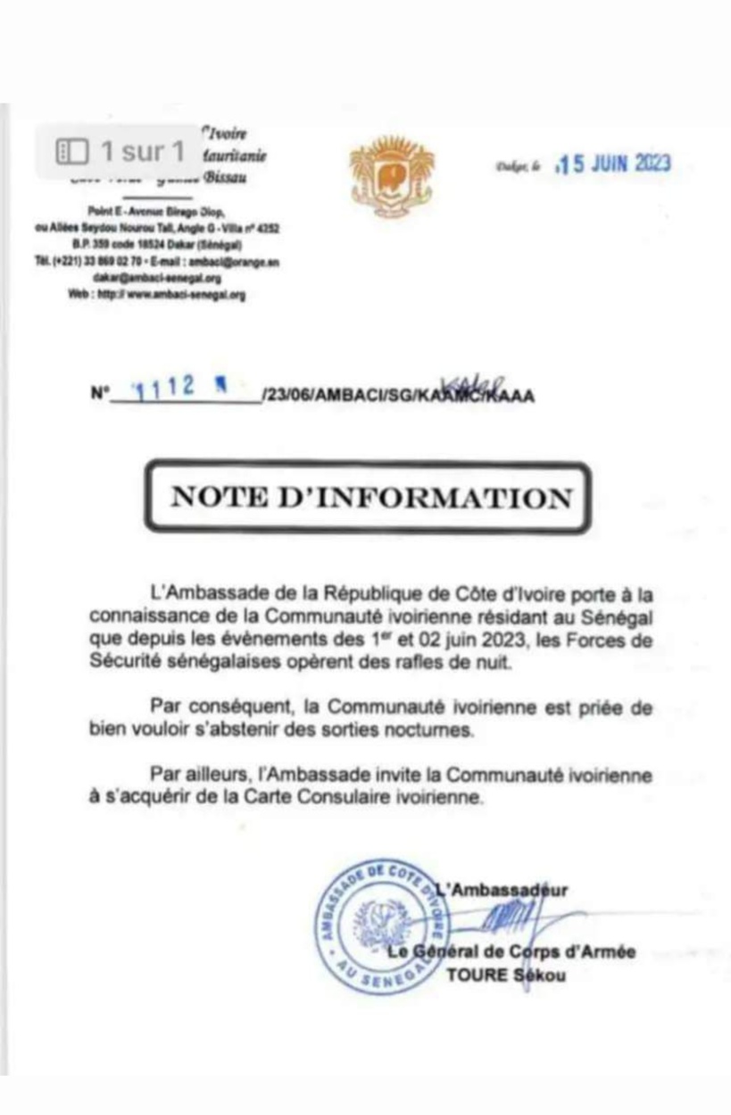 Participation des Guinéens refoulés aux manifestations: l'ambassade de la Guinée dément la ministre Aîssata Tall Sall 