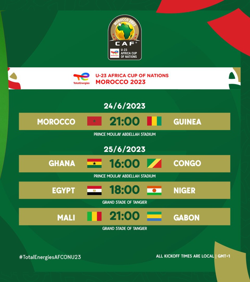 CAN U23 : le Maroc défie la Guinée d’entrée CAN U23 : le Maroc défie la Guinée d’entrée