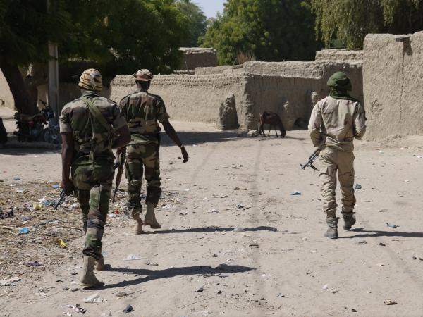 Le dispositif Ingar a renforcé les effectifs militaires à la frontière sud du Niger. RFI/ Nicolas Champeaux