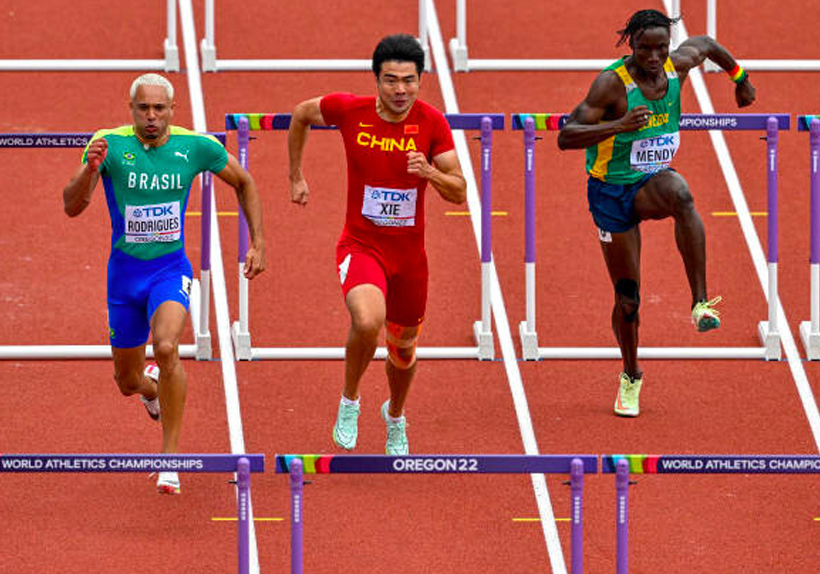 110 m Haies: l’athlète sénégalais Louis-François Mendy bat le record national et se qualifie pour les JO 2024
