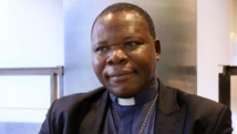 L'archevêque de Bangui, Dieudonné Nzapalainga, l'un des artisans de la libération de Claudia Priest. RFI/Sébastien Bonijol