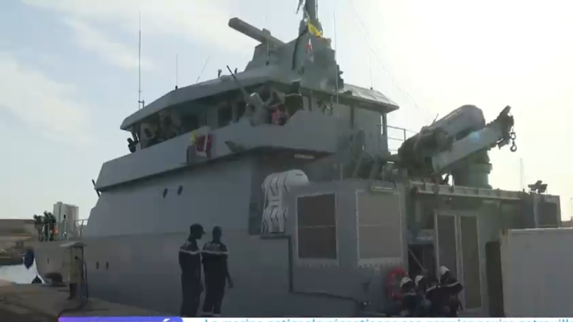 Sénégal: la marine nationale réceptionne son 1er navire patrouilleur lance-missile