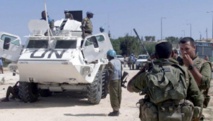 Selon leur porte-parole, les soldats de l'ONU n'ont effectué que des tirs de sommation pour disperser la foule.