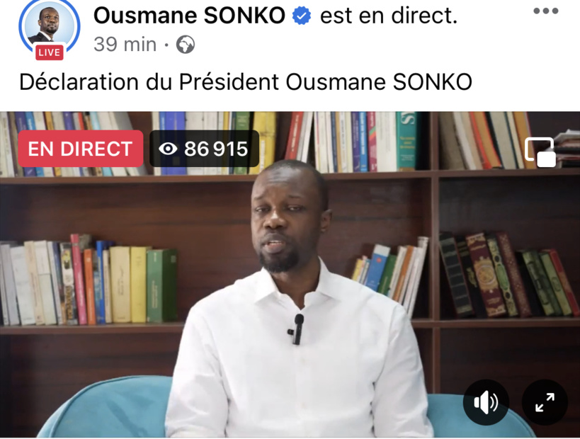 Ousmane Sonko appelle Pastef à surseoir à son meeting d’investiture: un concept de Casseroles à la place Ousmane Sonko appelle Pastef à surseoir à son meeting d’investiture: un concept de Casseroles à la place