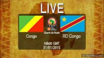 CAN 2015 1/4 de finale-Congo Brazza 2-4 RDC:  les Léopards en 1/2 
