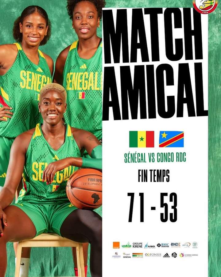 Préparation Afrobasket féminin 2023: le Sénégal domine la RD Congo en amical