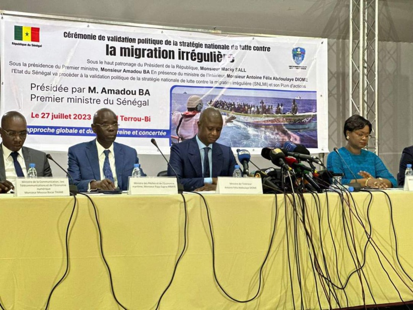 Le Sénégal se dote d'une stratégie en matière de gestion de la migration irrégulière Le Sénégal se dote d'une stratégie en matière de gestion de la migration irrégulière