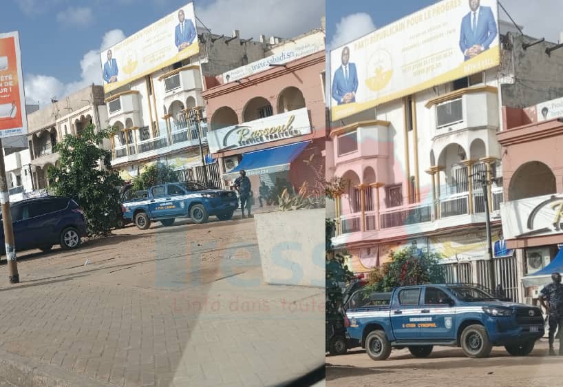 Point de presse de la Coalition YAW: le siège du PRP barricadé par les forces de l'ordre