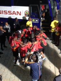 CAN 2015-FInale: l'arrivée des "Black stars" du Ghana