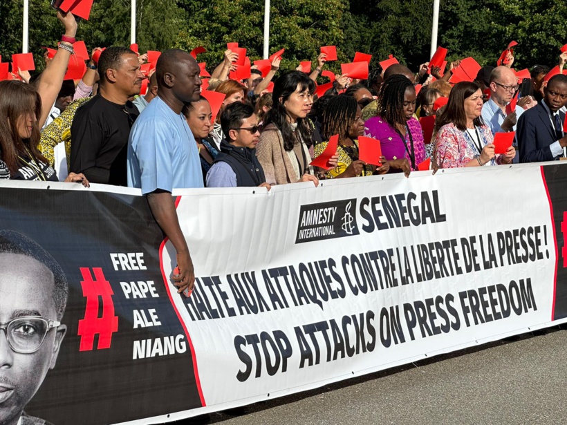 Bruxelles: les dirigeants d’Amnesty International réclament la libération de Pape Alé Niang Bruxelles: les dirigeants d’Amnesty International réclament la libération de Pape Alé Niang