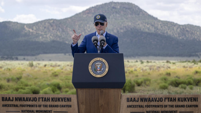 États-Unis: Joe Biden crée une zone protégée au Grand Canyon et défend sa politique sur le climat États-Unis: Joe Biden crée une zone protégée au Grand Canyon et défend sa politique sur le climat