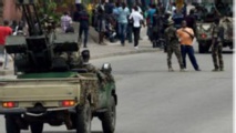 Patrouille de l'armée ivoirienne à Bouaké