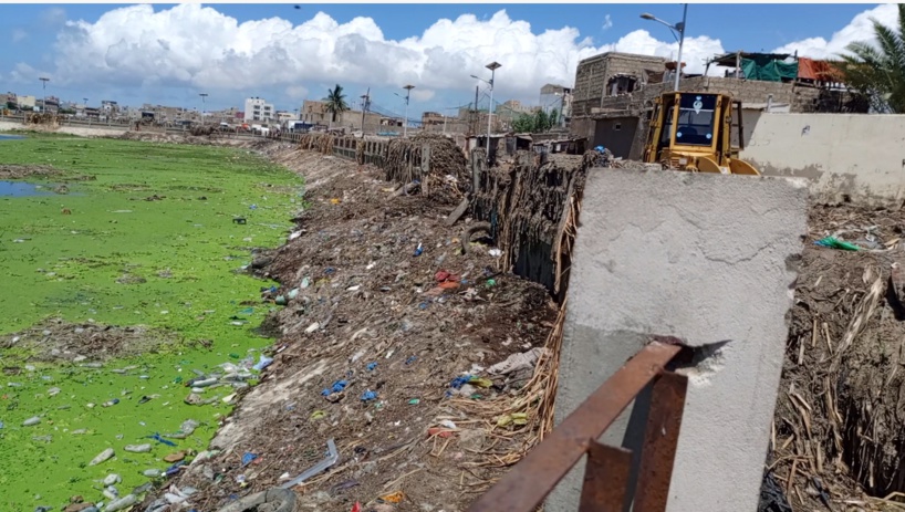 Bassin Djiddah-Thiaroye Kao tranformé en une benne d'ordures