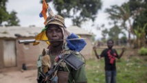 Milicien anti-balaka de la ville de Bossembele au nord-ouest de Bangui, le 24 février 2014. REUTERS/Camille Lepage