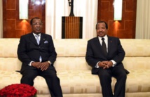 Idriss Déby et Paul Biya à Yaoundé (photo d'archive)