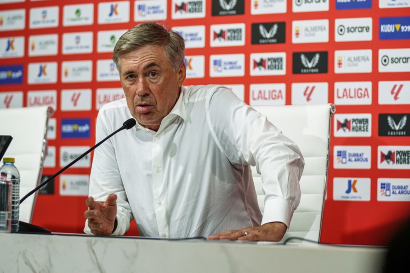 Ancelotti n’a pas encore apprécié le « baiser forcé » du président de la Fédération espagnole