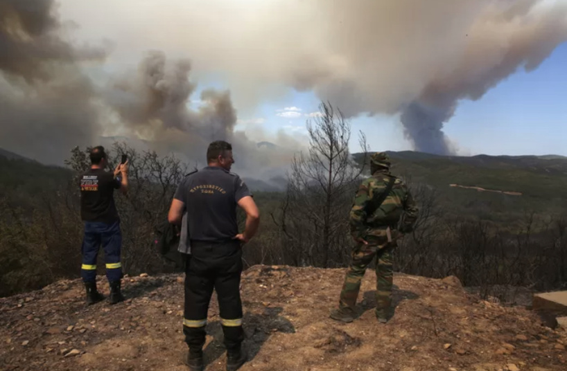 L’incendie dans le parc national grec de Dadia toujours “hors de contrôle” L’incendie dans le parc national grec de Dadia toujours “hors de contrôle”