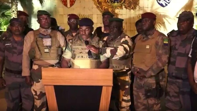 Gabon: après l'annonce de la réélection d'Ali Bongo, des militaires proclament l'annulation du scrutin Gabon: après l'annonce de la réélection d'Ali Bongo, des militaires proclament l'annulation du scrutin