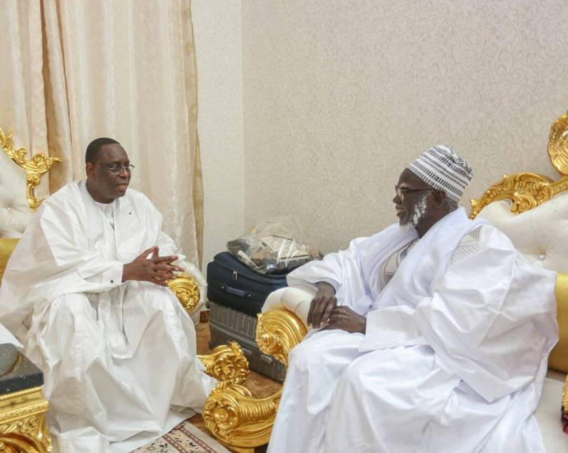 Touba: Macky Sall et son message d'adieu devant le khalife général