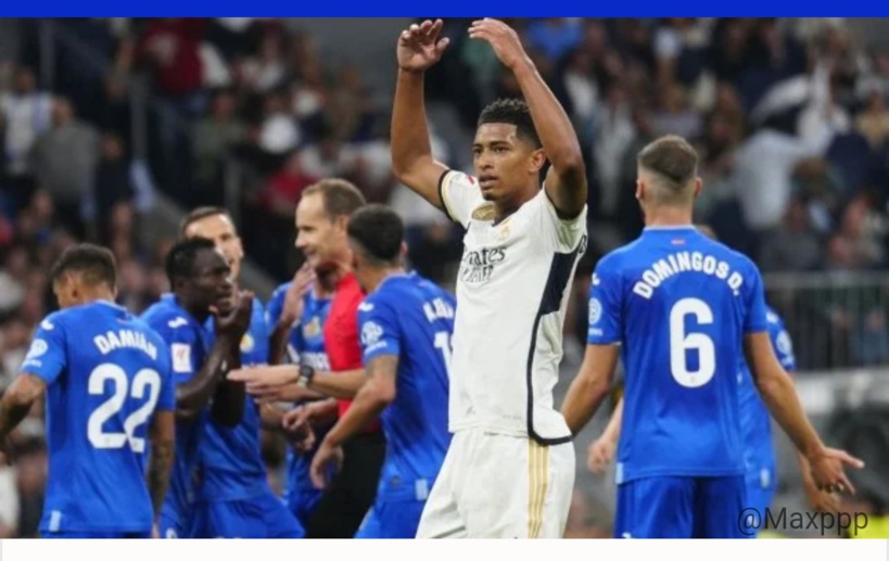Liga : porté par Jude Bellingham, le Real Madrid renverse Getafe sur le fil