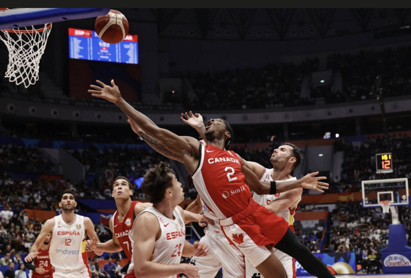 Mondial Basket: le Canada élimine l'Espagne, championne du monde en titre