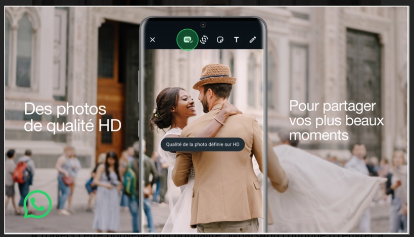 WhatsApp se dote d’une fonctionnalité permettant d’échanger des photos en HD WhatsApp se dote d’une fonctionnalité permettant d’échanger des photos en HD